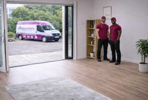 Furniture Removed And Area Left Tidy