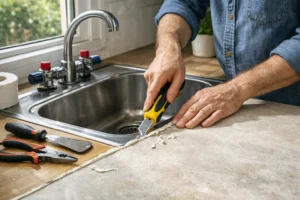 Remove Worktops And Sink