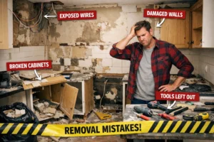 What Are Common Kitchen Removal Mistakes To Avoid