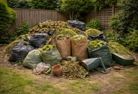 garden waste before garden waste before